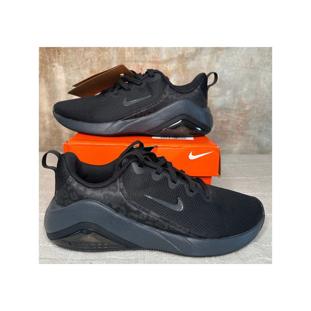 W Nike Air Zoom Bella 7 Black Leopard Animal Print Womens Training Shoes Size 7